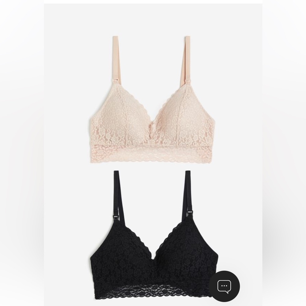 NWT MAMA 2-pack Padded Nursing Bras